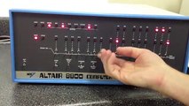 Altair 8800 - Video #26 - Pong on the Altair 8800 Front Panel