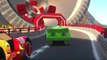 IRON MAN HULKBUSTER and HULK! Insane Race with Custom Disney Pixar Lightning McQueen Cars Colors HD