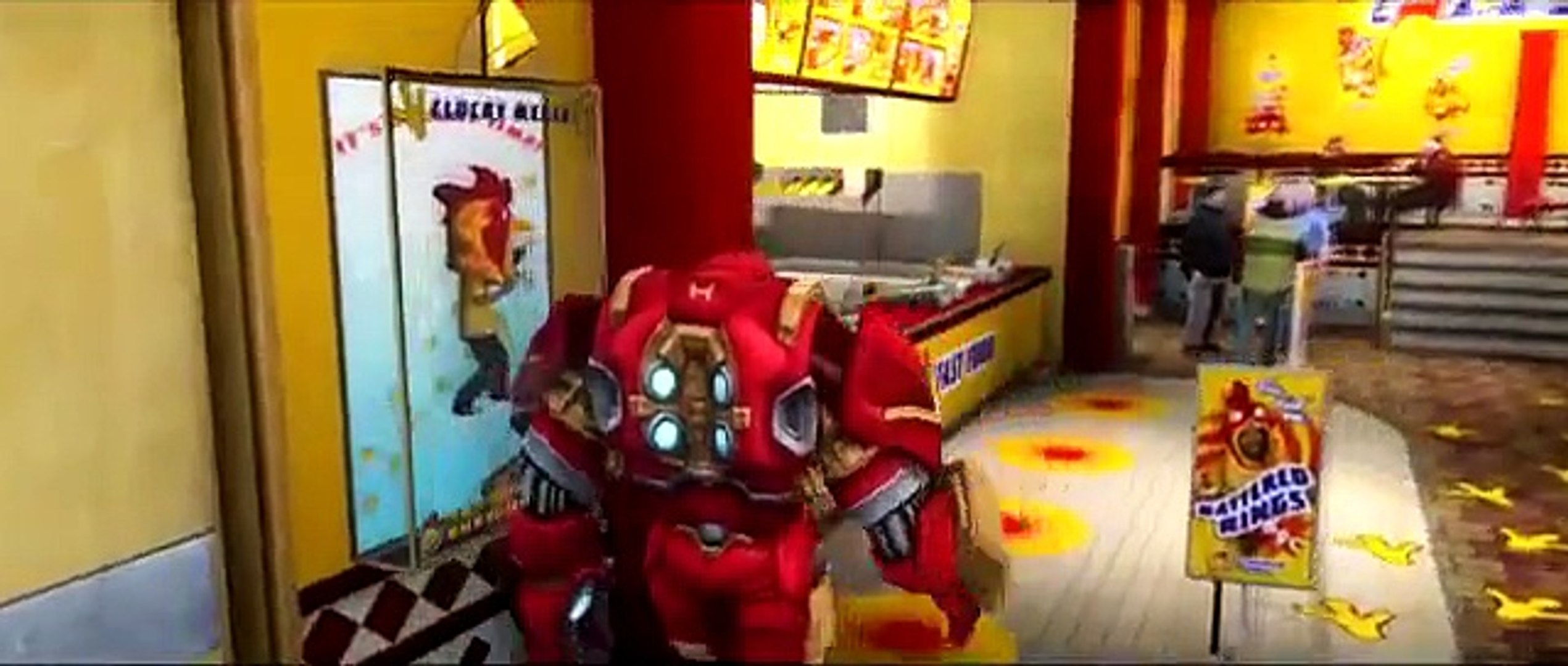 *NEW* HULKBUSTER IRON MAN Driving His New Custom Rayo Mcqueen Cars! (Disney Pixar Cars)