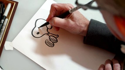 The Peanuts Movie  Behid Scene - How to Draw Snoopy - Happy Birthday Snoopy