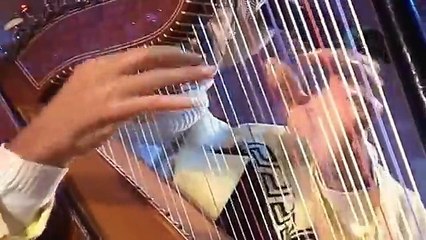 Avante e Amaury solo de harpa Pajaro Campana