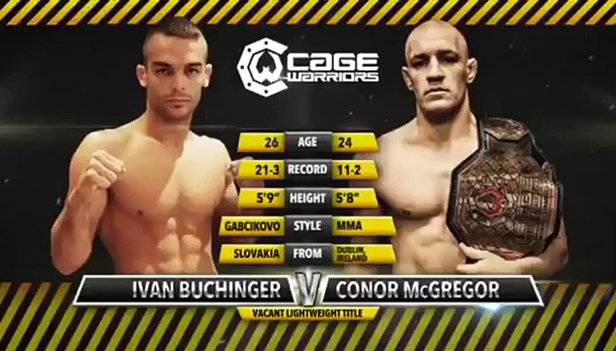 14   Conor McGregor vs  Ivan Buchinger CWFC 51   Cage Warriors Fighting Championship 51   2012 12 31