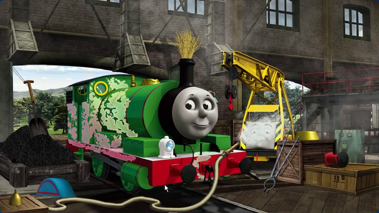 Thomas & Friends Engine Repair Cartoon Animation PBS Kids Game Play Walkthrough