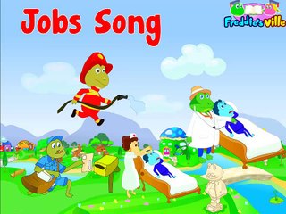 [Kids' Song] Bé học Tiếng Anh qua bài hát: Jobs Song
