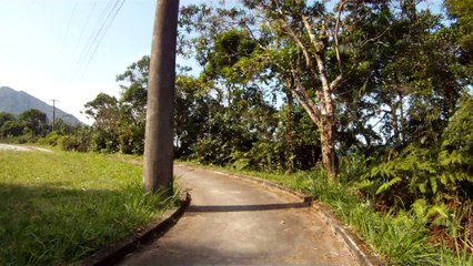 Bike e Sup nos mares e praia de Ubatuba, SP, Brasil