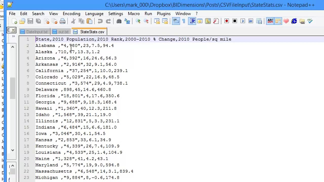 Pentaho Kettle (PDI) CSV File Input Step