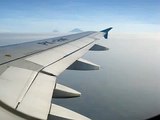 Landing to Jogjakarta with Airbus A320 of Mandala Airlines