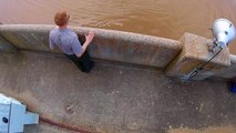 Giant Intake Vortex - Denison Dam, Lake Texoma - 150605