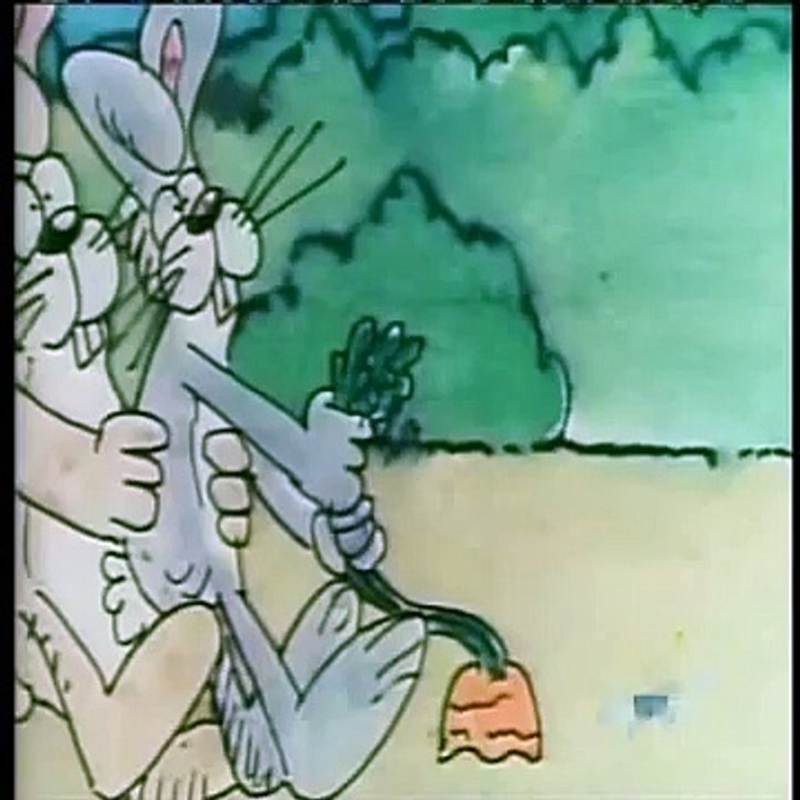 Sesame Street - Rabbits pulling up a carrot