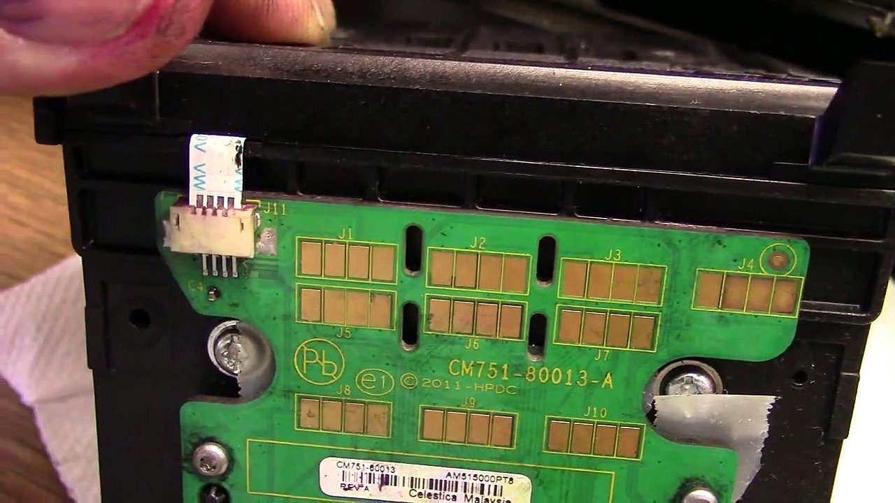 How to fix inksystem failure for HP 8600, 8610, 8620, 8630 Print Heads