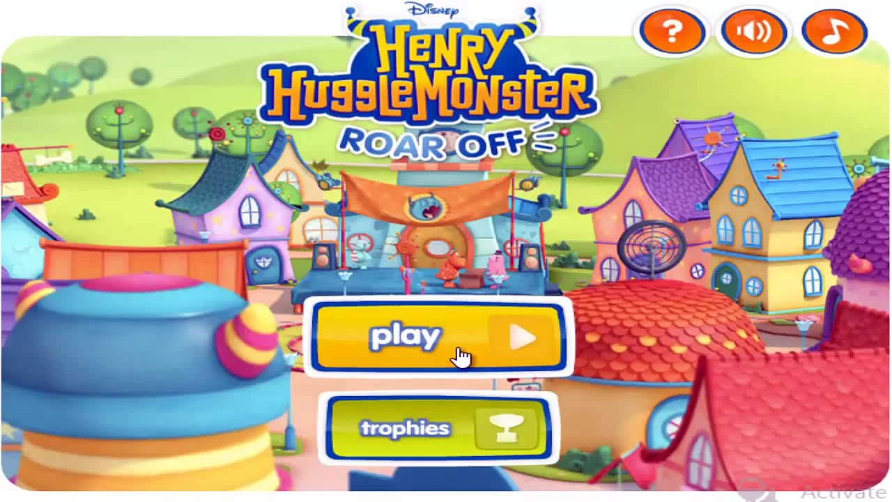♥ Disney Henry Hugglemonster - Roar Off Game (Games for Children)