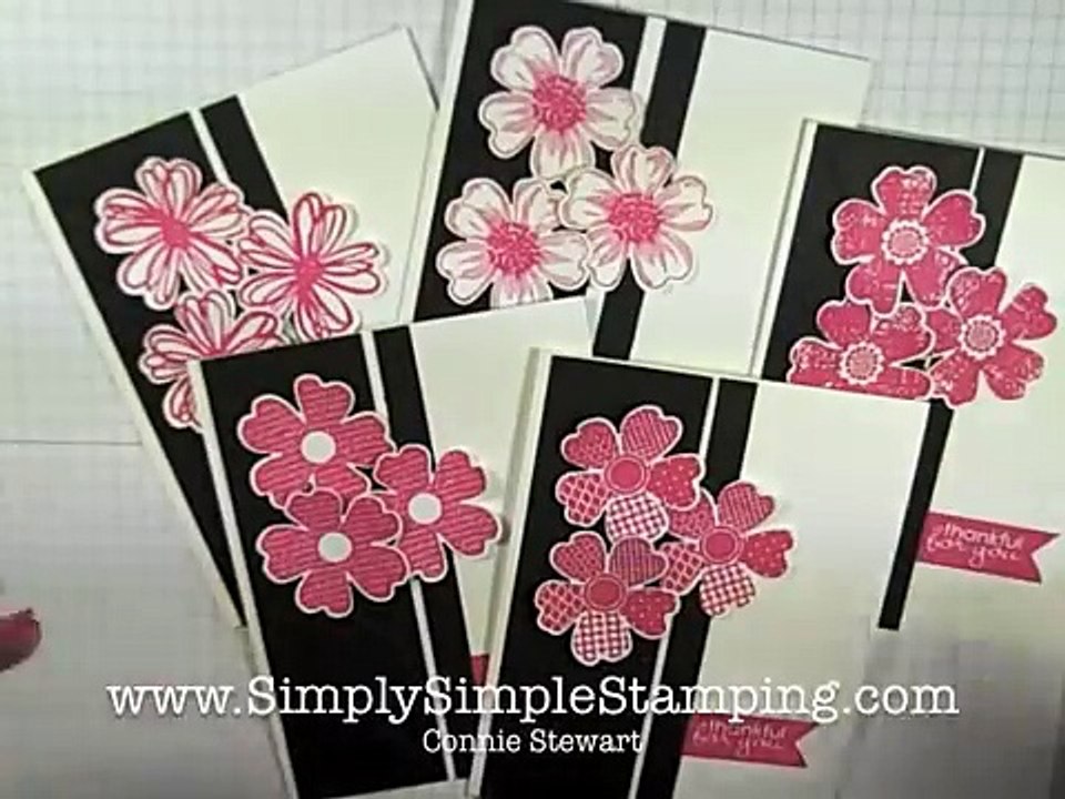 Simply Simple FLASH CARDS 2.0 - Flower Shop Thank You by Connie Stewart