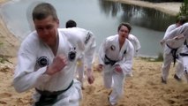 Tekvon-do Klubs Rēzekne | Treniņš pie dabas. Taekwondo ITF | Training in Nature.
