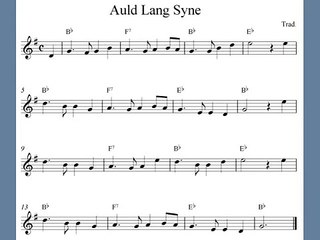 Auld Lang Syne Alto saxophone sheet music notes video