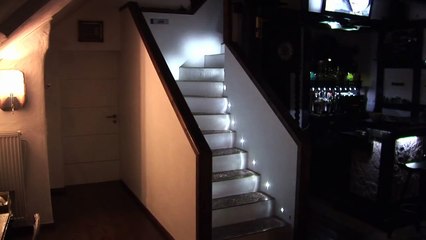 Stairs Light up with LEDs Each Time you Step