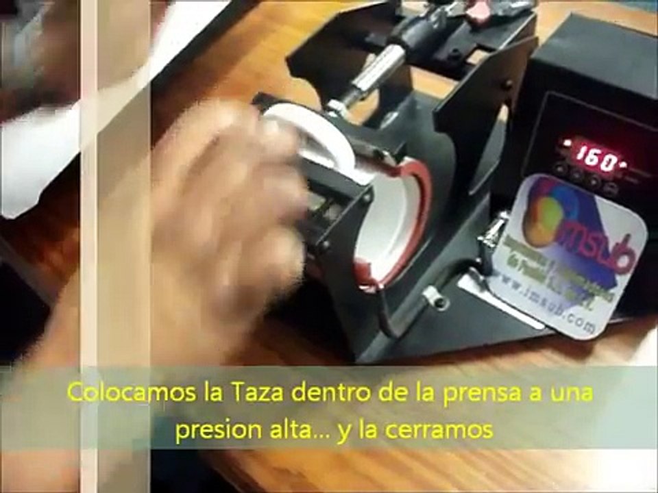 Plancha para Tazas en Sublimacion