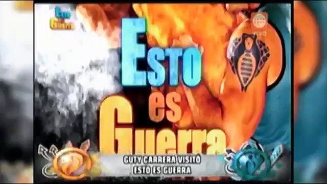 Guty Carrera visitó el set de EEG y así reaccionó Melissa Loza