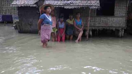 Cerca de 1 millón de damnificados por las inundaciones en Birmania