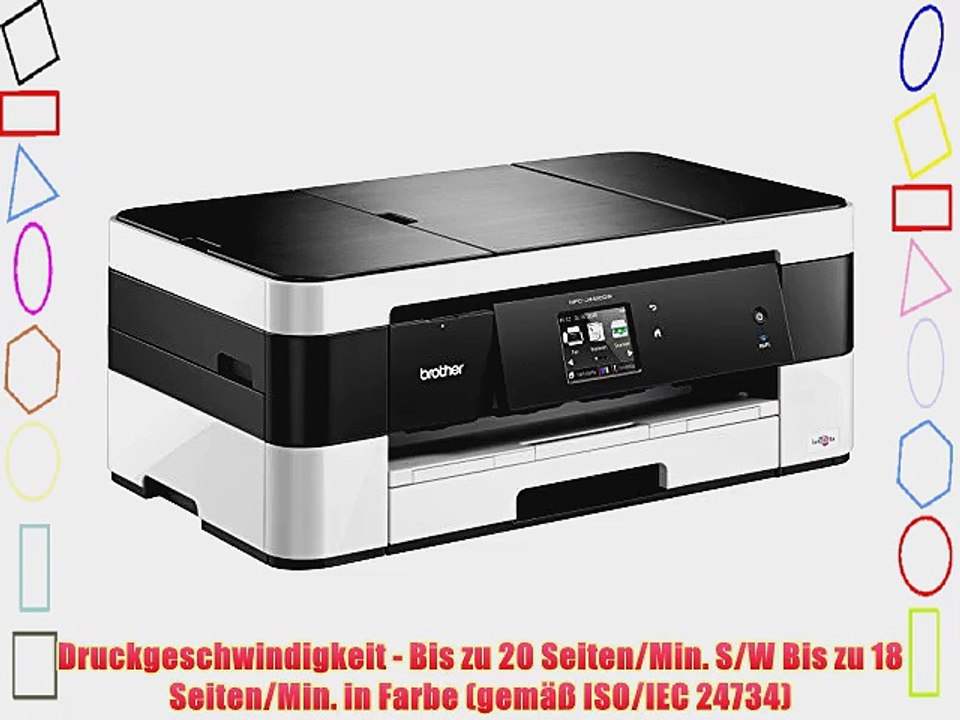 Brother mfc-j4420dw 4-in1 farbtintenstrahl-multifunktionsger?t (wlan drucker kopierer scanner
