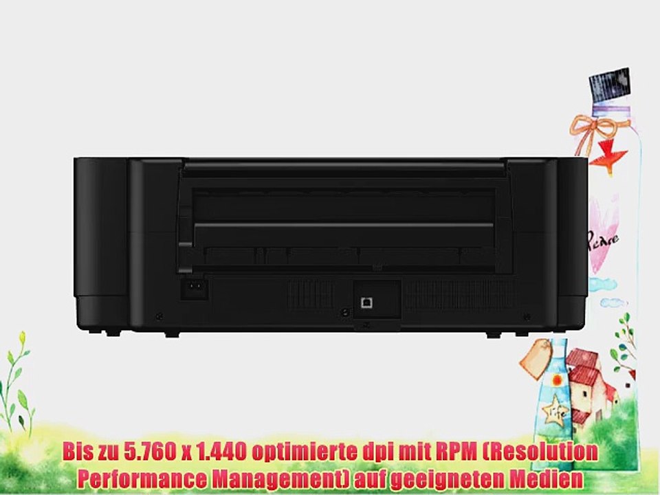 Epson Stylus Photo 1500W Farb-Tintenstrahldrucker (WiFi USB 2.0) schwarz