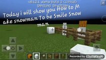 MCPE | How to Make Secret Mob/Smile Snowman