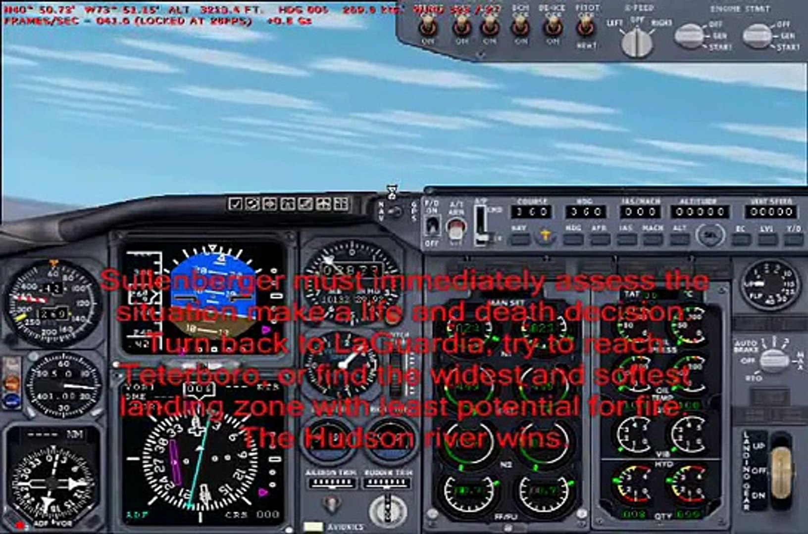 Flight 1549 Simulation