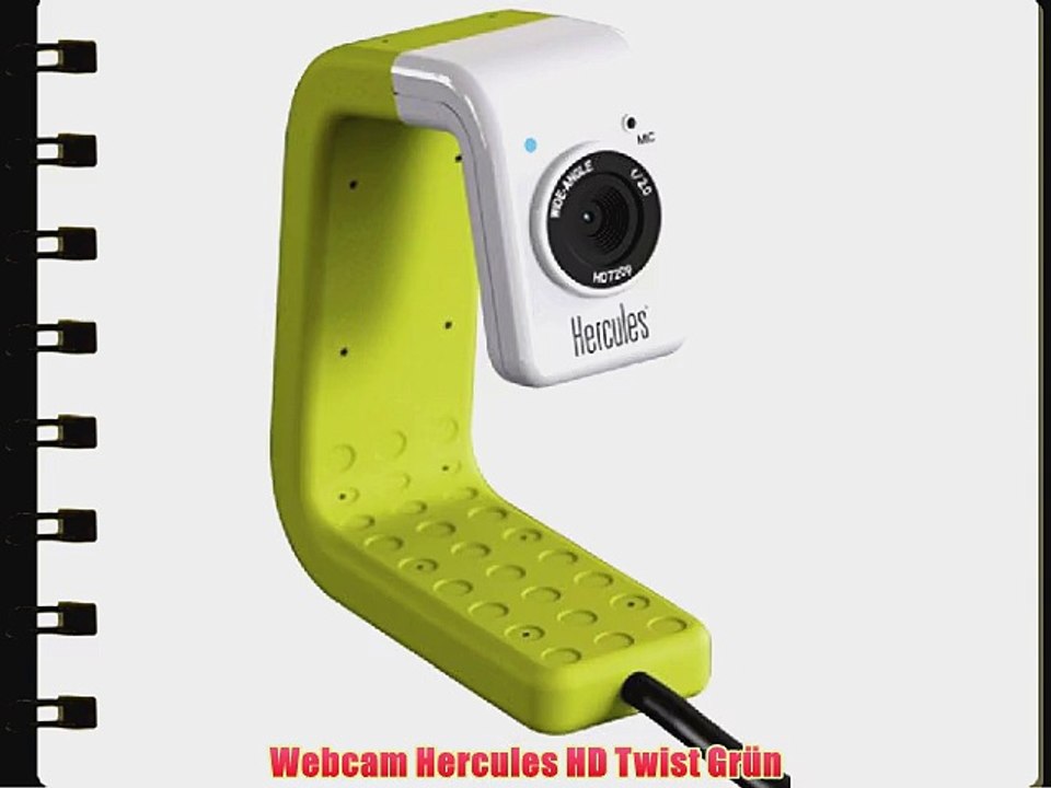 Webcam Hercules HD Twist Gr?n