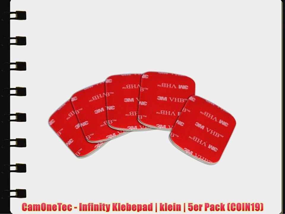 CamOneTec - Infinity Klebepad | klein | 5er Pack (COIN19)