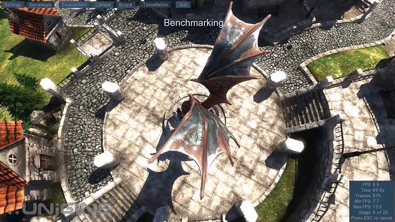 Intel Graphics HD 3000 - Heaven Benchmark v 2.5 w/o Tesselation