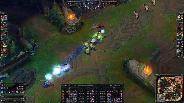 SKT T1 Faker - Ahri vs Twisted Fate - CJ Entus Bdd, KR LOL Challenger 1154LP