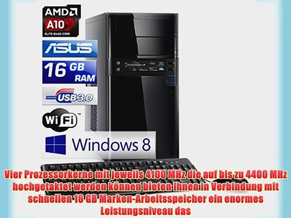 Sprint O46228 AMD A10-6800K APU Windows 8.1 - Gaming QuadCore! PC-System mit AMD A10-6800K