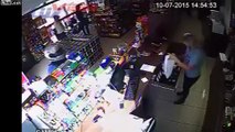 LiveLeak - Brave customers takes care of thief who robbed gas station-copypasteads.com