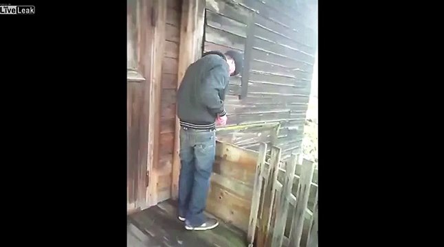 LiveLeak - Drunk Guy Falls off porch-copypasteads.com