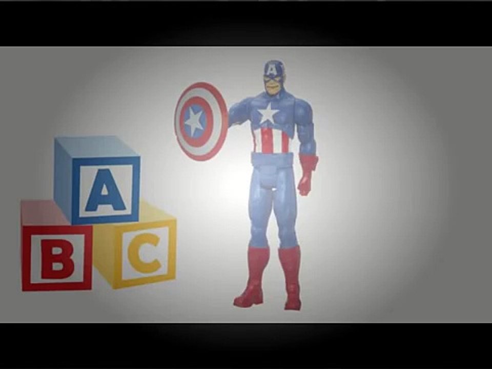 SuperHeroes Captain America Batman Hulk Cartoon ABC Songs Alphabet Songs Phonics & Nursery