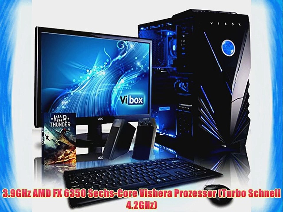 VIBOX Advance Paket 10 - Extreme Leistung Gamer Gaming PC Multimedia Hohe Spezifikation Desktop