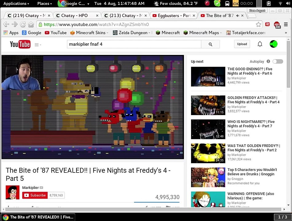 Game Theory fnaf 4 is wrong?