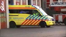 28/02/15  Ambulance en Brandweer met spoed naar meldingen in Amsterdam