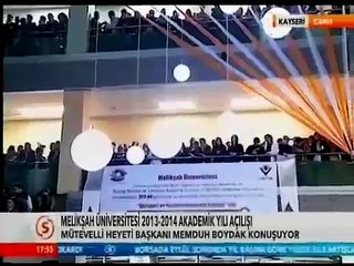 Melikşah Üniversitesi 2013-2014 Akademik Yılı Açılışı (SAMANYOLU HABER CANLI)