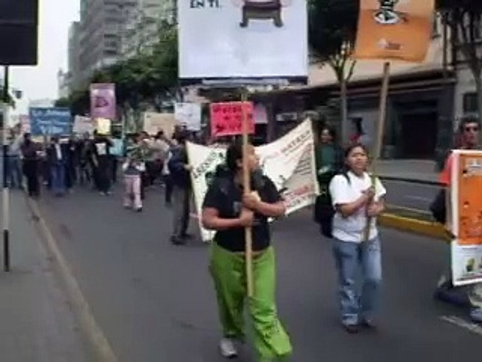 FRENTE ANTI-TAURINO DEL PERÚ, CAMINATA POR LOS ANIMALES, LIMA 1