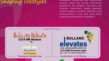 下载视频: Bulland Calisto Greater Noida West -Noida Extension TOP 2 BHK Flat