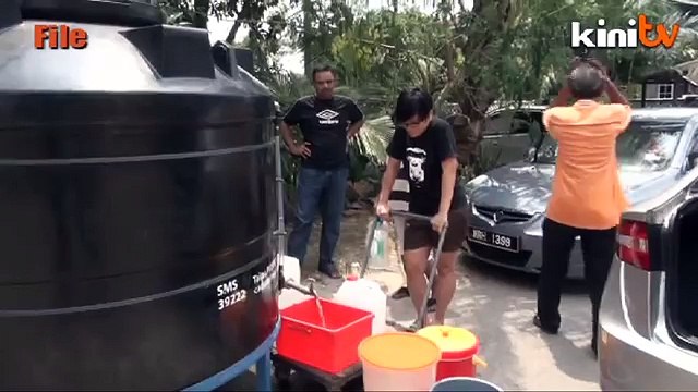 Walaupun hujan, SYABAS terus catu air