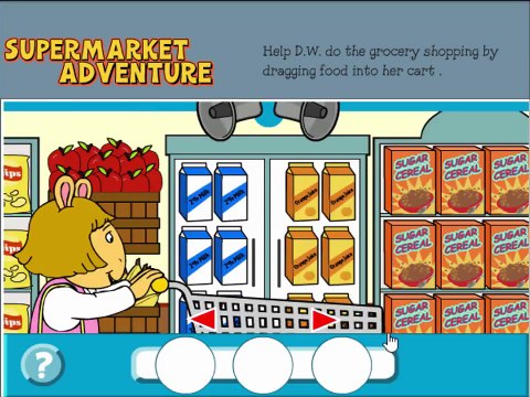 Arthur Supermarket Adventure Cartoon Animation PBS Kids Game Play Walkthrough