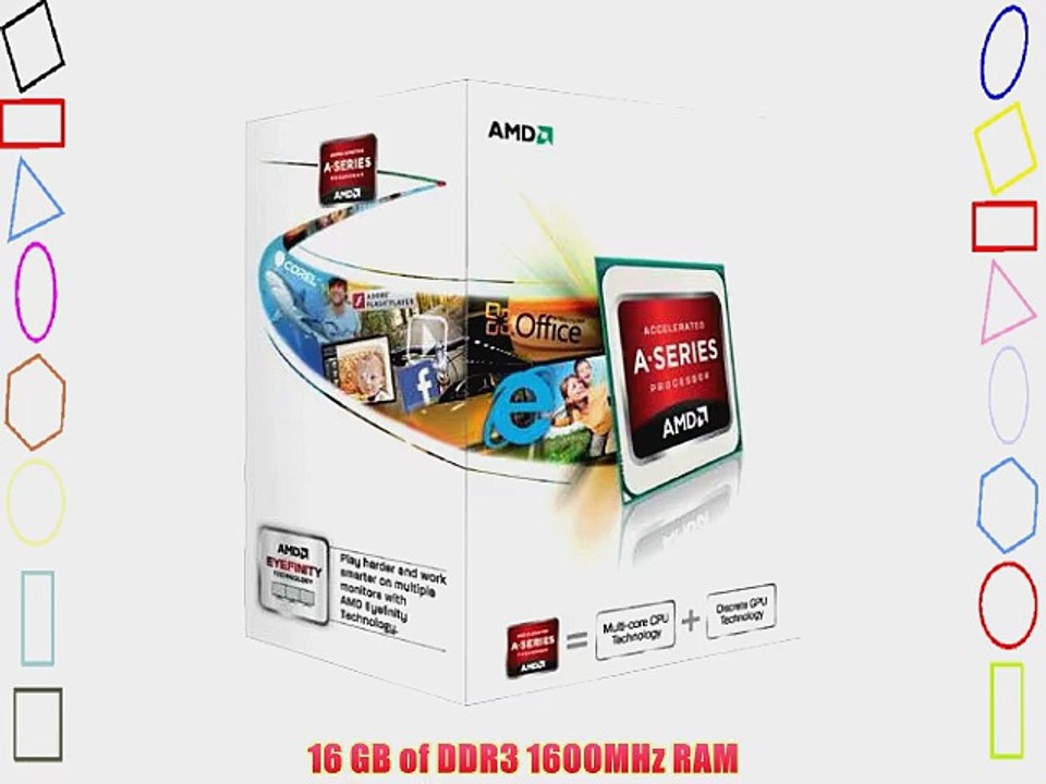 VIBOX Essentials 3 - 3.7GHz AMD Dual Core Desktop Gamer Gaming PC Computer mit WarThunder Spiel