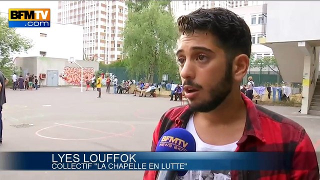 Paris: le lycée occupé par les migrants transformé en centre d'hébergement d'urgence provisoire