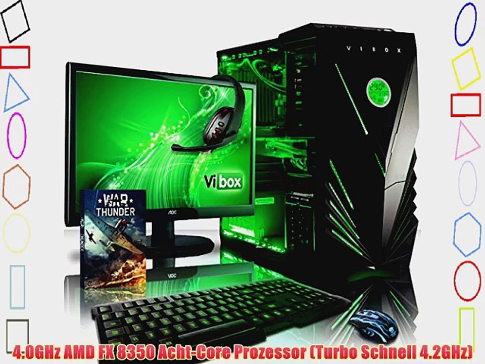 VIBOX Submission Paket 29XSW - 4.2GHz Acht 8-Core GTX 960 Wasser Gek?hlt Extreme Leistung Gamer