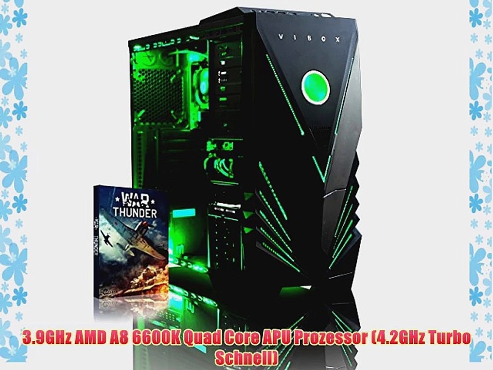 VIBOX Ultra 11L - 4.2GHz Quad Core B?ro Familie Gamer Gaming PC Multimedia Desktop PC Computer