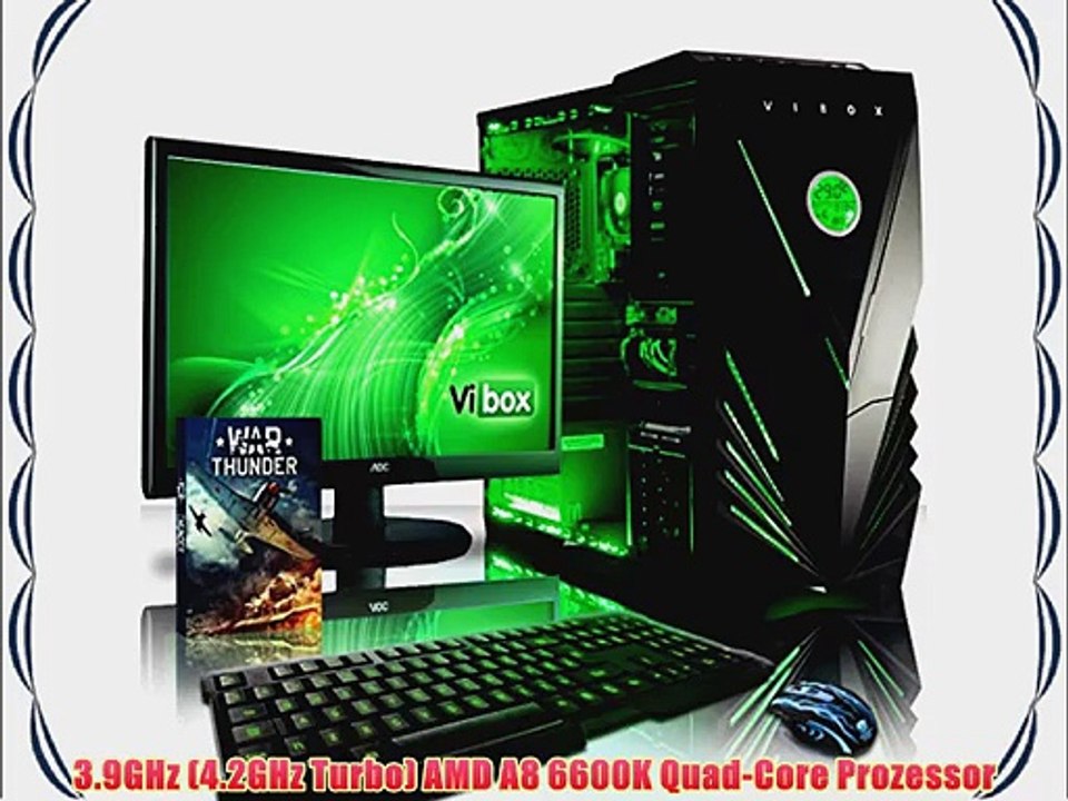 VIBOX Standard Paket 3XW - B?ro Familie Gamer Gaming PC Multimedia Desktop PC Computer mit