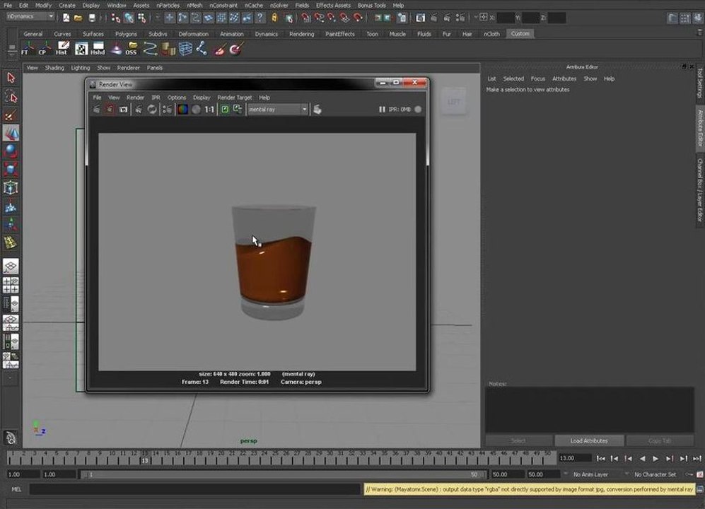 CGI 3D Tutorial HD: Creating Quick Fluids using NCloth in Maya by Pat Imrie