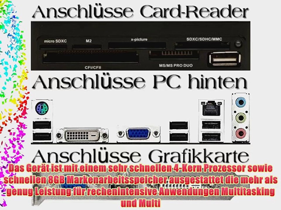 Gaming-PC Computer Quad Core FX-4130 4x3.8GHz (Turbo bis 3.9GHz) GeForce GTX750 2GB DDR5 1TB
