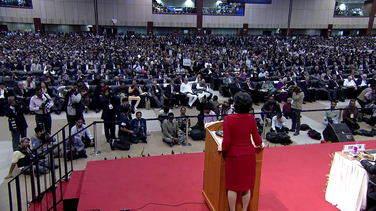 Renu Khator Speech during Inauguration of Vibrant Gujarat Summit 2013